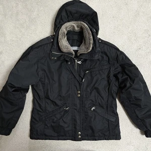 KILLY Womens Ski Snowboarding Black Jacket Hood Technical Equipment Size 12 36 - Picture 1 of 19