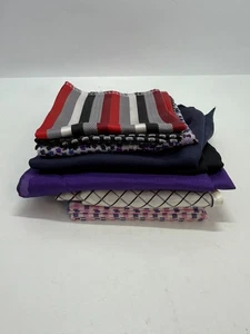 Herren Kleid Seide Einstecktücher Taschentuch Konvolut 7 Vintage *kostenloser Versand* - Bild 1 von 19