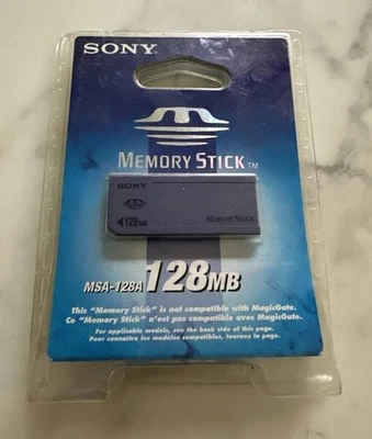 Sony MSA-128A Memory Stick 128 MB Memory Card - Image 1 of 2
