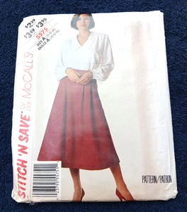 Vintage McCall’s Stitch ’N Save 5575 Sewing Pattern Blouse & Skirt Size 10 12 14 - Bild 1 von 8