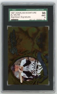 AL KALINE 1997 DONRUSS SIGNATURE "Significant Signature" Autogrammkarte SGC 9 - Bild 1 von 2