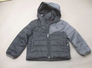 SPYDER Size 5 Boys Black Full Zip Stand Collar Pocket Hood Insulated Jacket 183 - Picture 1 of 7