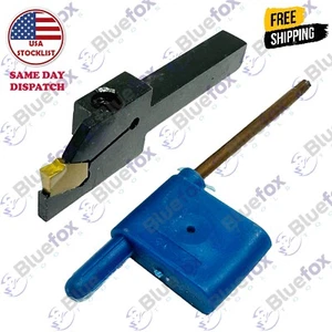 8mm Indexable Lathe Grooving Parting Holder Right -Hand Cut Off Tool - Picture 1 of 3
