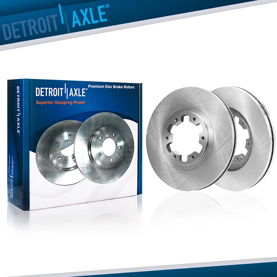 Par de rotores de freno de disco delanteros para Infiniti QX4 1998-2003 2004 Nissan Pathfinder Foto 1 de 4