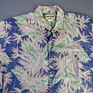 Cooke Street Reverse Print Hawaiihemd Herren Gr. M Faded Look Made in USA - Bild 1 von 10