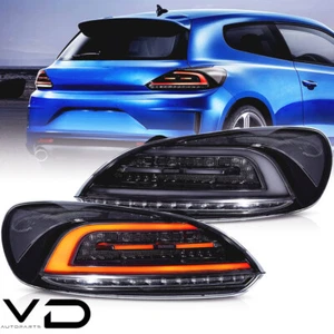 Pair VLAND Full LED Tail Lights For VW Scirocco MK3 2009-2014 w/Sequential Turn - Picture 1 of 19