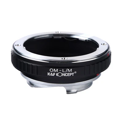 K&F Concept Manual Lens Adapter for Olympus OM Lens to Leica M LM Cameras Body - Image 1 of 4