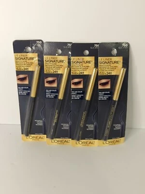 4- L'oreal Paris Le Liner Mechanical Eyeliner Smooth Glide Blue Jersey 750 - Image 1 of 3