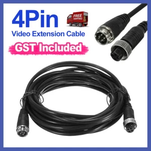 4Pin Video Extension Cable Wire For Rear View Reversing Camera Car Truck 5M - Picture 1 of 7