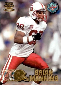 1997 Pacific Football Cards Brian Manning RC RC #440 (91909)