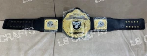 Las Vegas Raiders Championship Belt Adult Size 2mm Brass - Picture 1 of 5