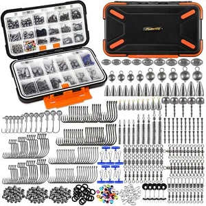 397pcs Fishing Accessories Kit, Fishing Tackle Box with Tackle Included, Hook... - Picture 1 of 6