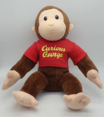 Vintage Applause Curious George Plush 14" with Red Shirt - Image 1 of 4