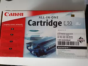 Original Toner Canon E-30 black, noir 1491A003 / FC 200 300 500 / PC 700 800 900 - Picture 1 of 4