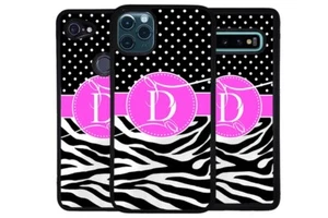 Zebra Polka Dot Animal Personalized Phone Case for Apple Samsung LG Google - Picture 1 of 7