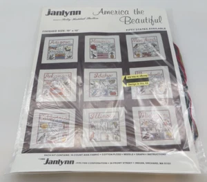 Cross Stitch Kit 1986 Janlynn America The Beautiful IDAHO #71-12 - Picture 1 of 5