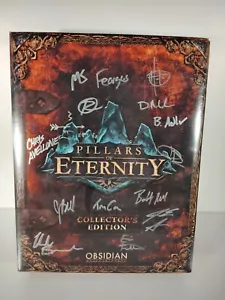 Pillars of Eternity Collector's Ed Kickstarter firmato dal DevTeam NUOVO sigillato - Foto 1 di 7