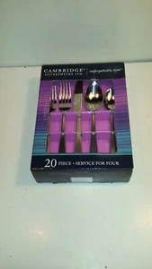 Cambridge Silversmiths Stainless 20-Piece Flatware Service For Four - Picture 1 of 5