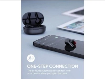 AUKEY EP-T25 Verdaderos Auriculares Inalámbricos Auriculares Bluetooth USB-C *NUEVOS/SELLADOS* Foto 1 de 4