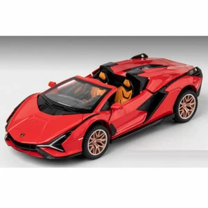 1:32 Lamborghini Sian FKP 37 Model Car Diecast Toy Cars for Boys Kids Gifts Red - Picture 1 of 8