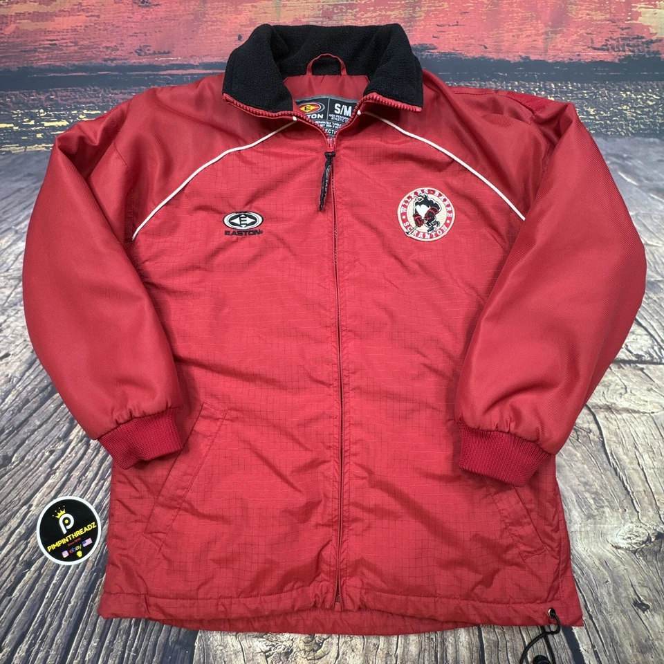 Chaqueta WBS Penguins Jóvenes Niños S/M Easton Hockey Forrada Cremallera Completa Pittsburgh AHL Foto 1 de 4