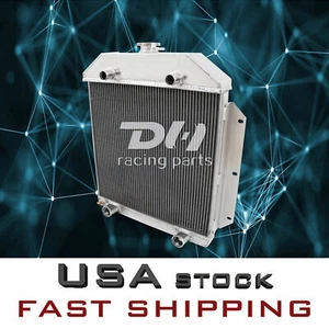 ALLOY ALUMINUM RADIATOR FIT 1949-53 50 51 FORD CARS FLATHEAD CONFIGURATION V8 3R - Foto 1 di 1