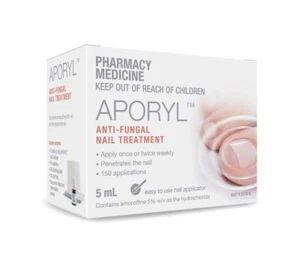 Aporyl Anti-Fungal Nail Treatment Lacquer Amorolfine Loceryl Finger & Toes 5mL - Picture 1 of 2