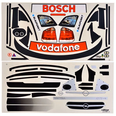 Dekorbogen 1:5 Opel Vectra GTS V8 DTM Fahrzeug - Aufkleber Carson 32216 - Image 1 of 3