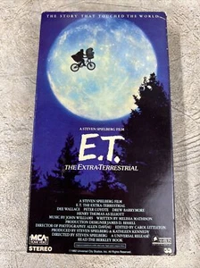 🔥 VINTAGE E.T. the Extra-Terrestrial VHS 1988 Steven Spielberg Drew Barrymore - Imagen 1 de 5