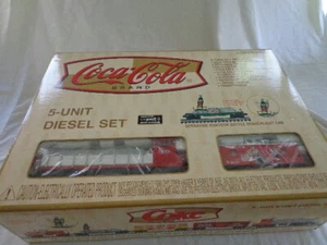 NIB K-LINE 027 COCA COLA READY-TO-RUN 5 UNIT DIESEL TRAIN SET - Picture 1 of 12