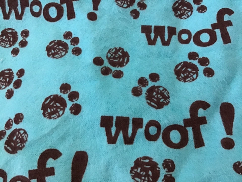 Perro Trama Turquesa Máscara Estampado Pata Máscaras Cubierta Facial Reversible Hombres Mujeres Escuela Foto 1 de 1