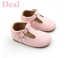 Hard-Sole Mary Janes - Pink, Toddler Tbar Shoes, Toddler T-Bar Shoes, Toddler Ma