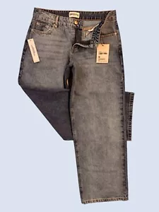 Neu mit Etikett - Prinzessin Polly Ferris zweifarbig gerades Bein Jeans blaue Waschung Denim Damen 6 - Bild 1 von 12