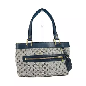 LOUIS VUITTON M92676 Monogram Mini Lin Lucille Schultertasche Tasche Auth Gebraucht Gut - Bild 1 von 18