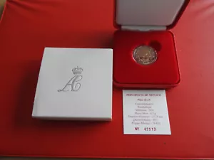 ** Monaco 2 Euro 2011 mit Etui * Hochzeit Albert II & Charlene (Schr.W) - Bild 1 von 6