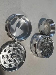 ANAS Herb Grinder|4 Pieces 2.5 Inches Spice Grinder with Magnetic Top Herbs Catc - Picture 1 of 14