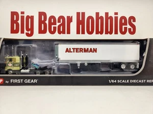 New 1/64 DCP #60-1086 Alterman Transport Lines 352 Peterbilt W/Vintage Reefer - Picture 1 of 8