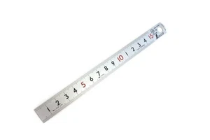 Shinwa 150 mm Metric Pick Up Machinist Rule Satin Chrome 13131 - Picture 1 of 4