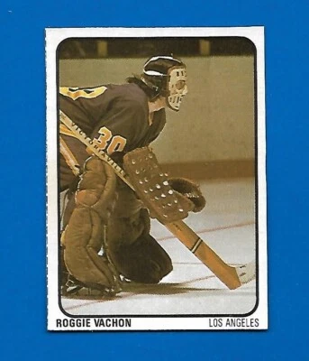 1974-75 LIPTON SOUP  #7 ROGIE VACHON KINGS NHL HAND CUT CARD NHL - Image 1 of 2