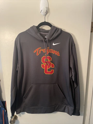 Nike Therma-Fit USC Trojans Hoodie Sweatshirt Men’s Large Cover