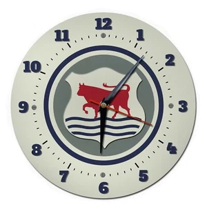  MORRIS CAR MARQUE 250MM DIAMETER METAL WALL CLOCK,GARAGE,CLASSIC BRITISH CARS. - Picture 1 of 1