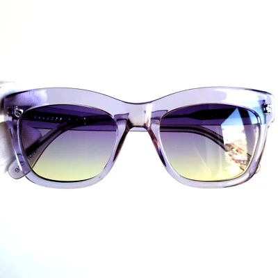 occhiali da sole VOGUE MBB sunglasses 5392S viola lilla lenti gialle quadrati Foto 1 de 4