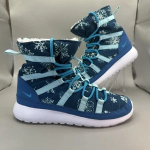Nike Roshe One Hi Print Größe 6,5Y / Damen 8 US Winterstiefel 807744-400 - Bild 1 von 8