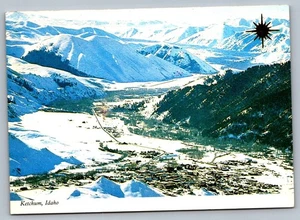 Postcard - Aerial View Ketchum Idaho 1980s 4x6 Y4 - Picture 1 of 2