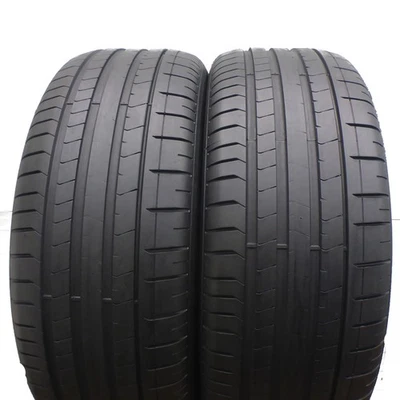 2 X PIRELLI 255/55 R19 107W P Zero Pneus D'Été 2018 5.8Mm - Photo 1/4