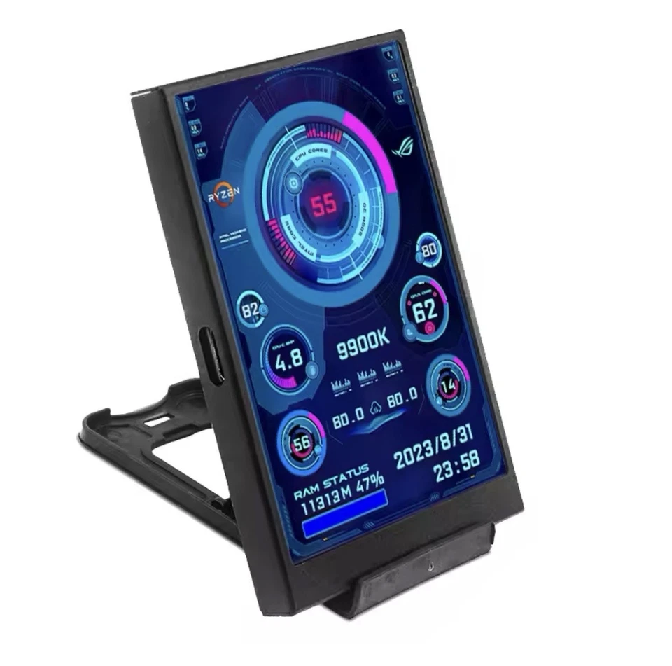 3.5” IPS TYPE-C Secondary Monitor for CPU GPU RAM HDD | USB Display | AIDA64 - Image 1 of 4