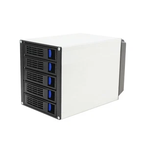 CDZHLTG 5 Bay 3 x 5.25 Drive Bays Hard Disk Enclosure HDD Hot Swap Cage Rack - Picture 1 of 9