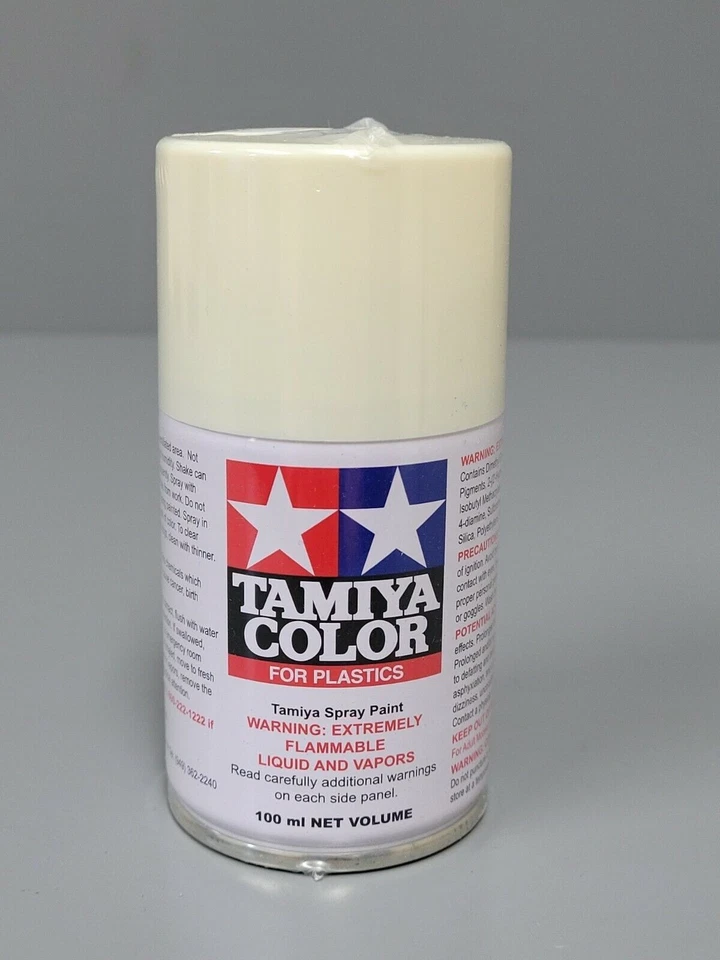 PINTURA EN AEROSOL TAMIYA COLOR TS-7 PARA PLÁSTICO CARRERAS BLANCO 100 ML - Imagen 1 de 4