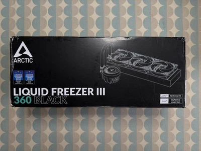 Arctic Liquid Freezer III 360 AIO CPU Water Cooler Black - Image 1 of 4