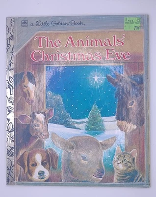 Vtg 1977 Little Golden Book The Animals on Christmas Eve #154 by Gale Wiersum - Image 1 of 3